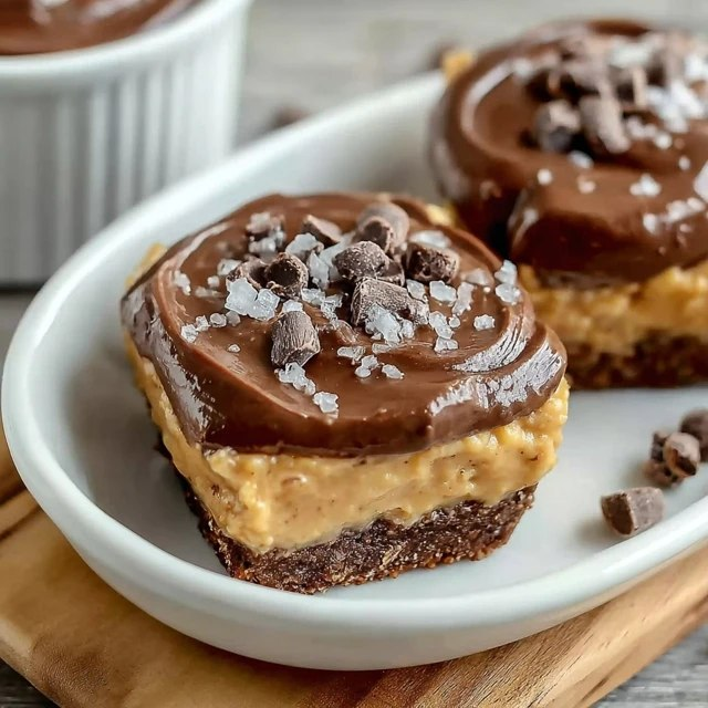 Chocolate Peanut Butter Bars (No-Bake, Peanut Butter Filling, Chocolate Glaze, 30 Min + Chill)