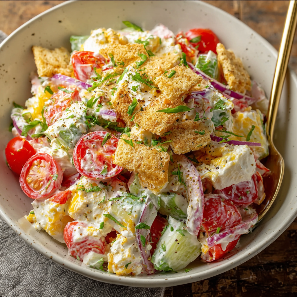 Georgia Cracker Salad  — Southern Charm in a Bowl!