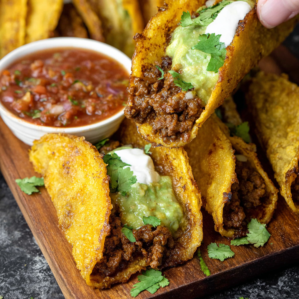 Crispy Ground Beef Tacos