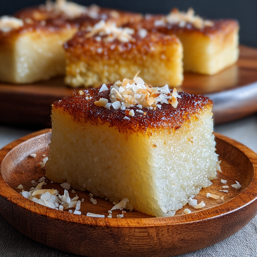 Coconut Mochi Cake