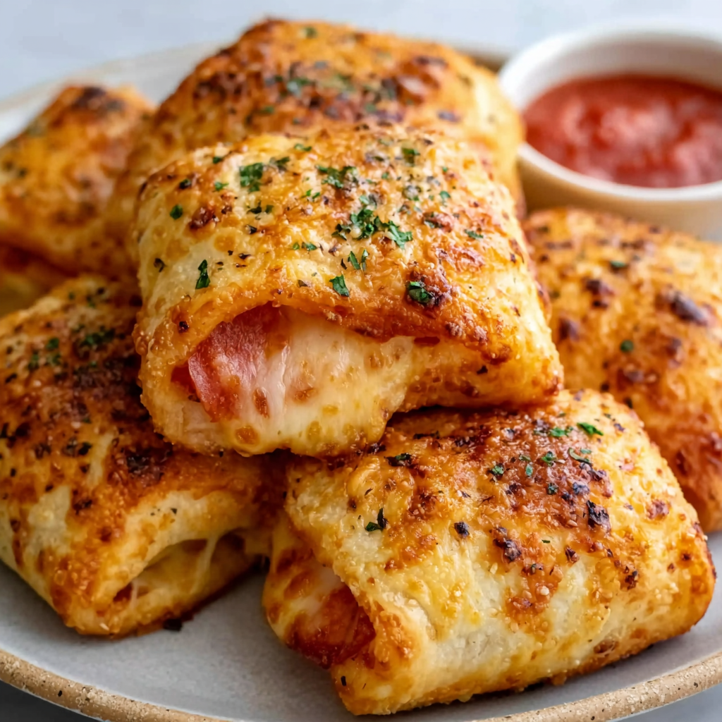 Crispy Air Fryer Pizza Rolls