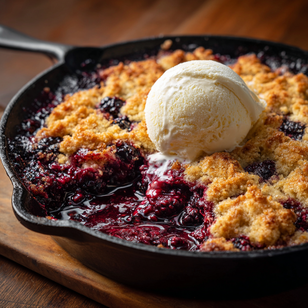 Old-Fashioned Blackberry Cobbler