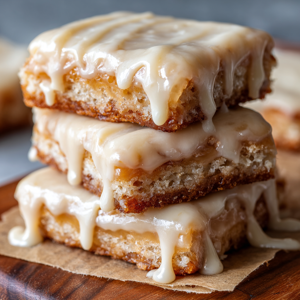 Maple Donut Bars From Scratch