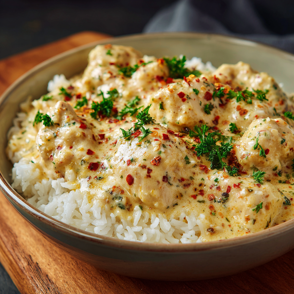 Creamy Smothered Chicken and Rice (Comforting, Cozy &#038; Family-Friendly)