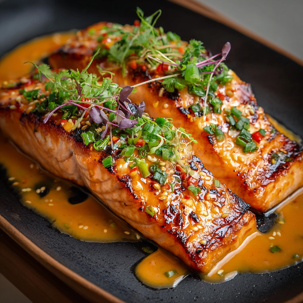 Bang Bang Salmon (Creamy, Spicy-Sweet, and Oven-Baked)