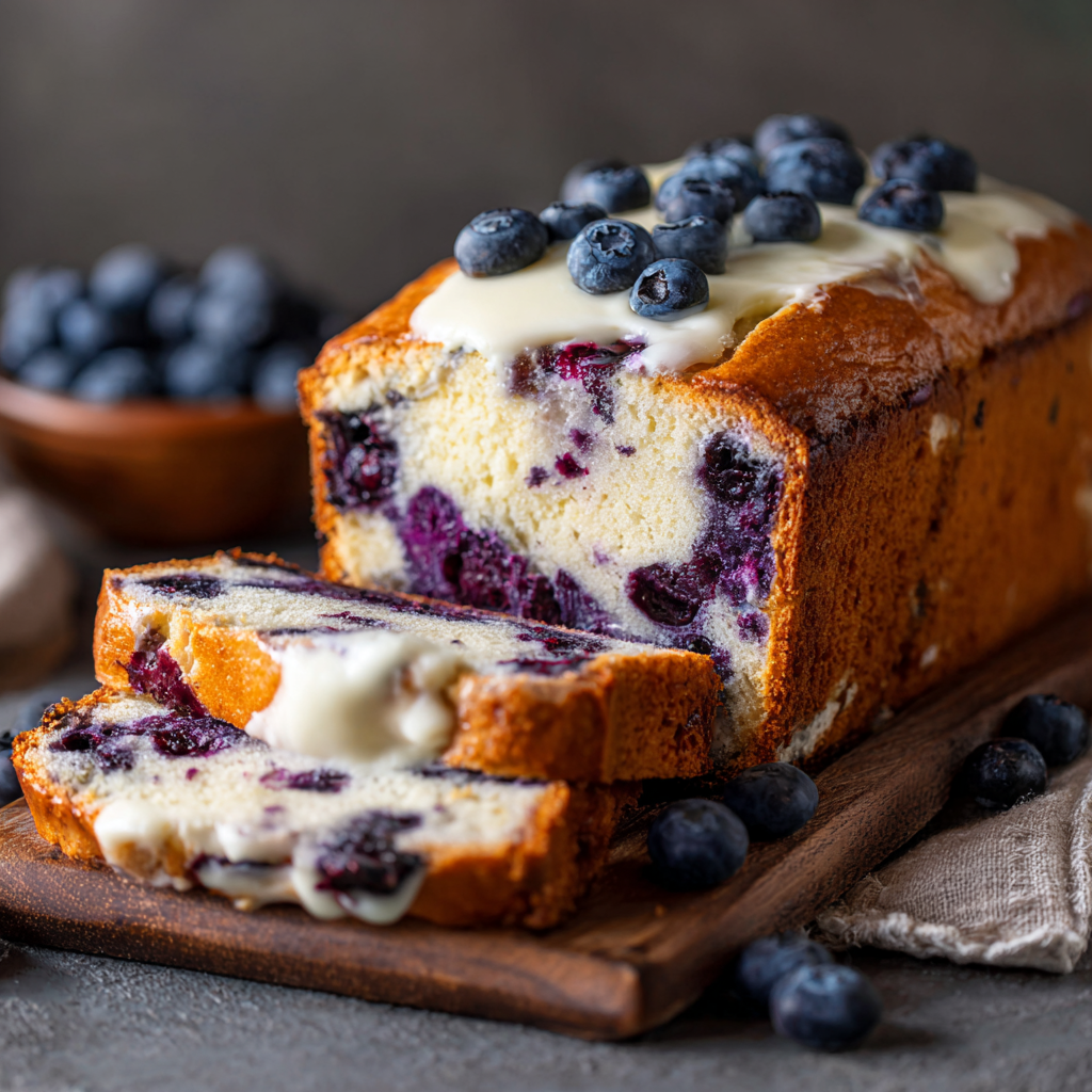 Blueberry Cream Cheese Bread Recipe: Sweet and Creamy