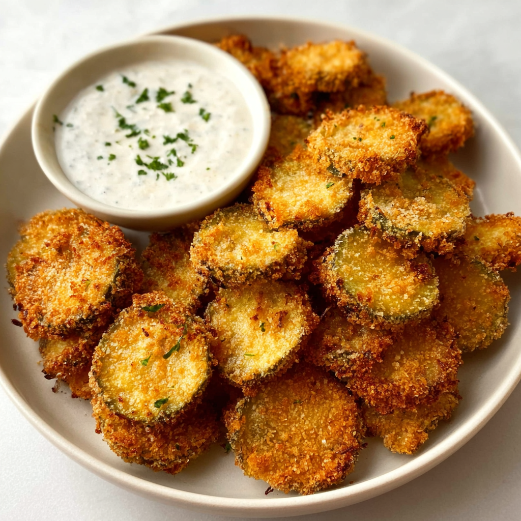 Easy Air Fryer Fried Pickles Recipe