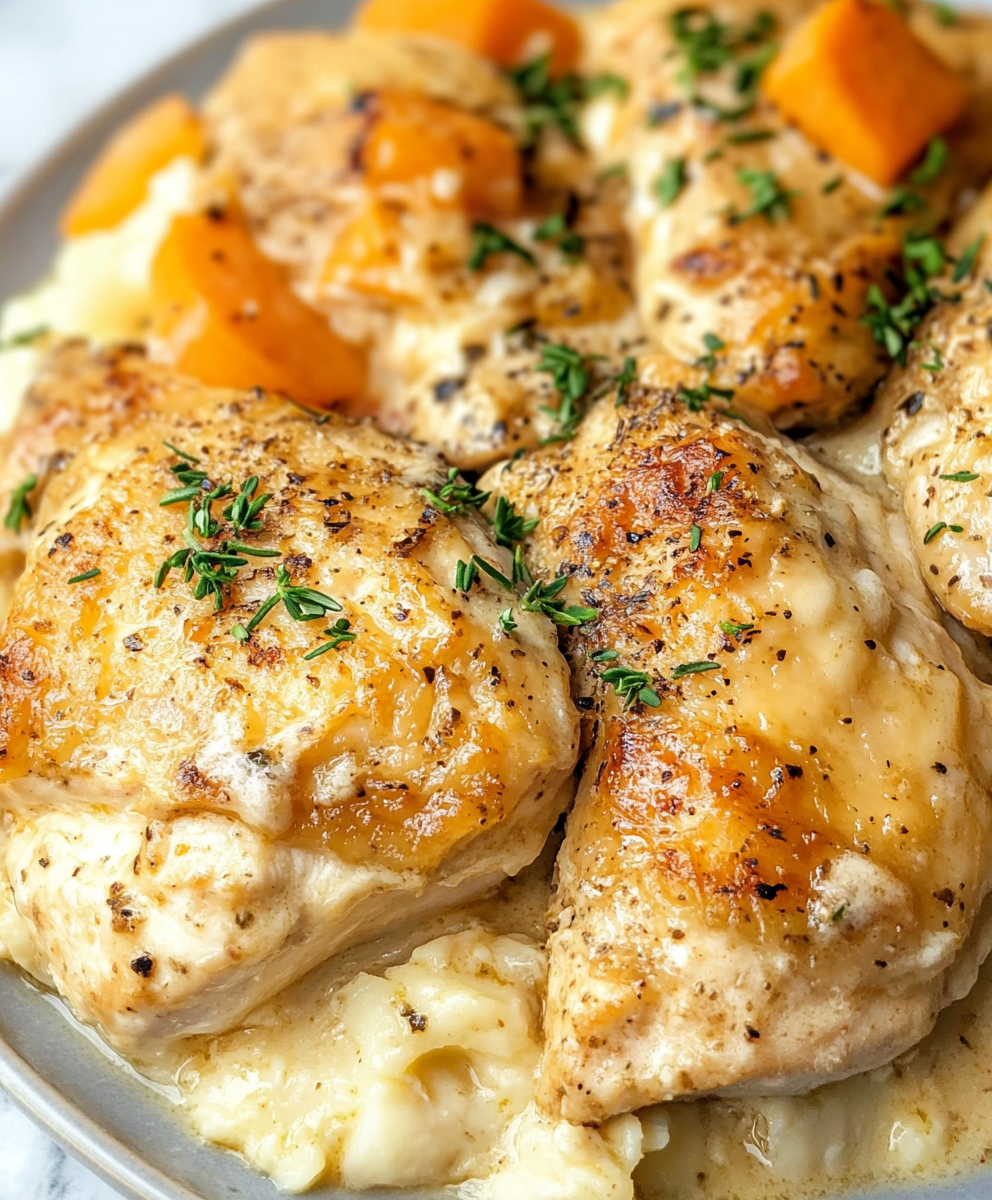 Homemade Easy Cream Cheese Chicken Casserole