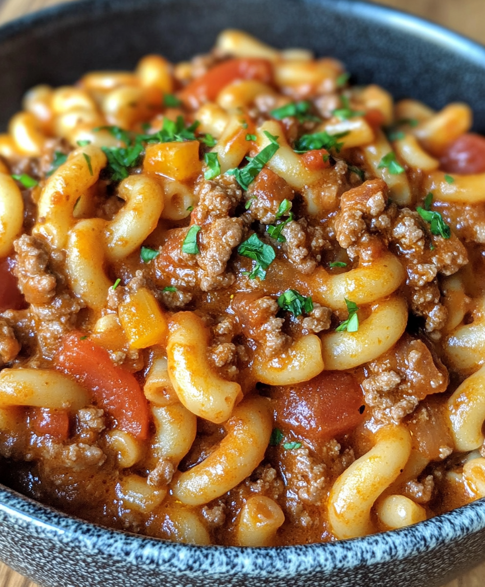 Homemade Slow Cooker Goulash