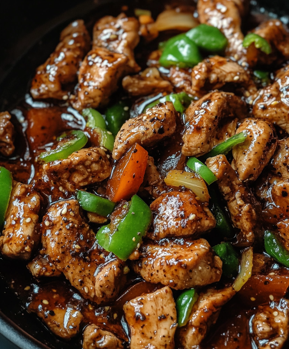 Homemade Black Pepper Chicken: A Quick &#038; Delicious Chinese Stir-Fry Recipe