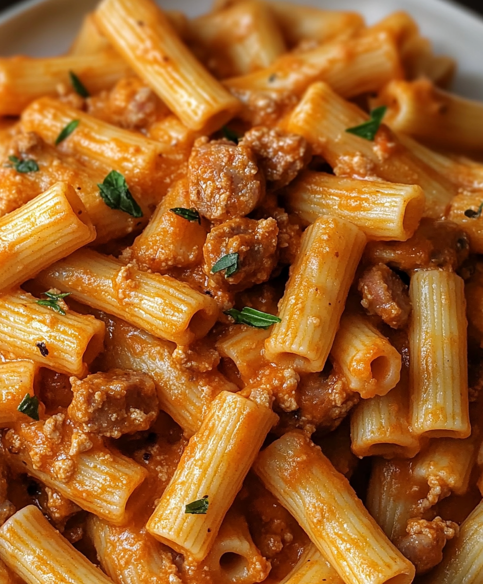 Creamy Sausage Rigatoni: A Comforting Italian-Inspired Dish