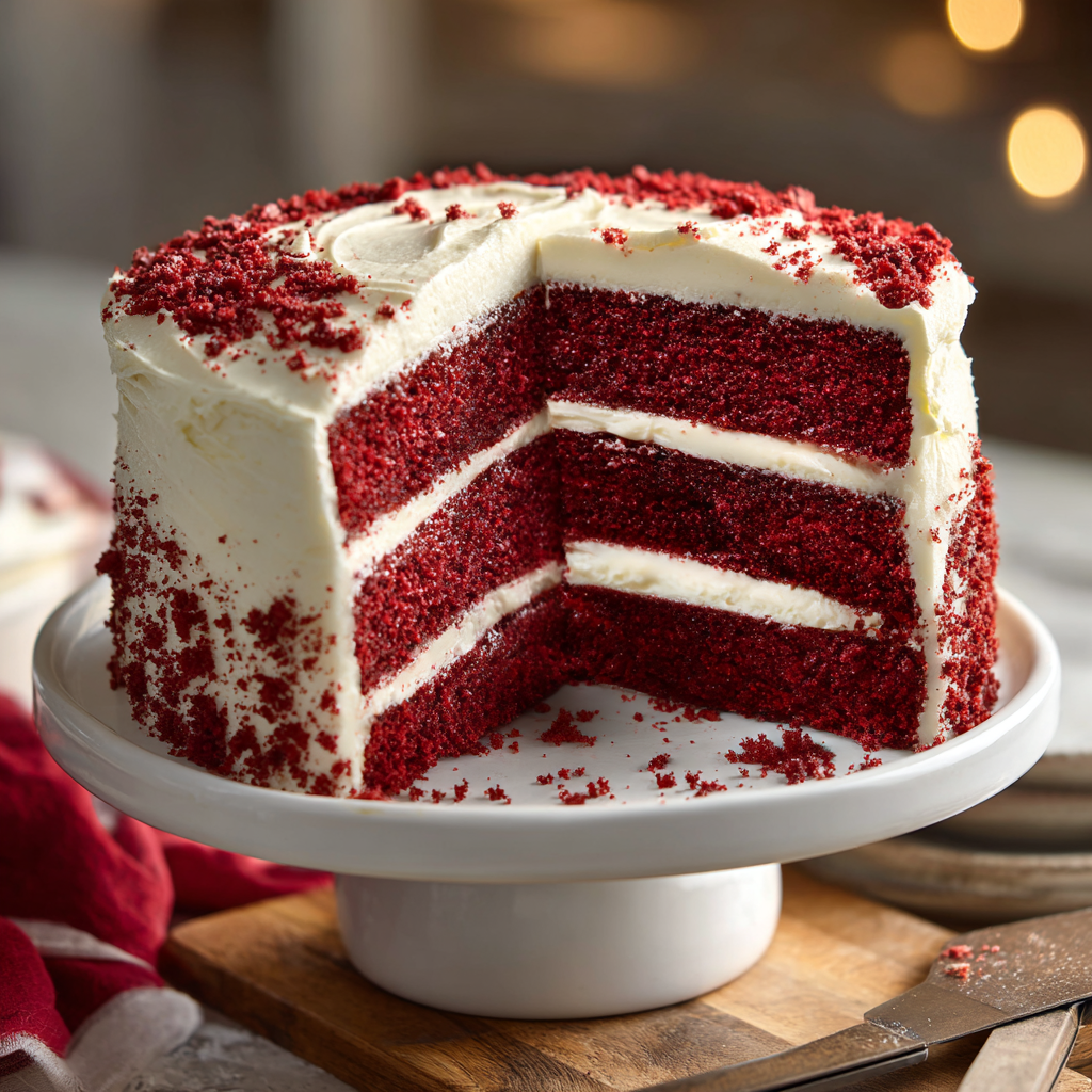 Best Red Velvet Cake (Soft, Moist, and Easy)