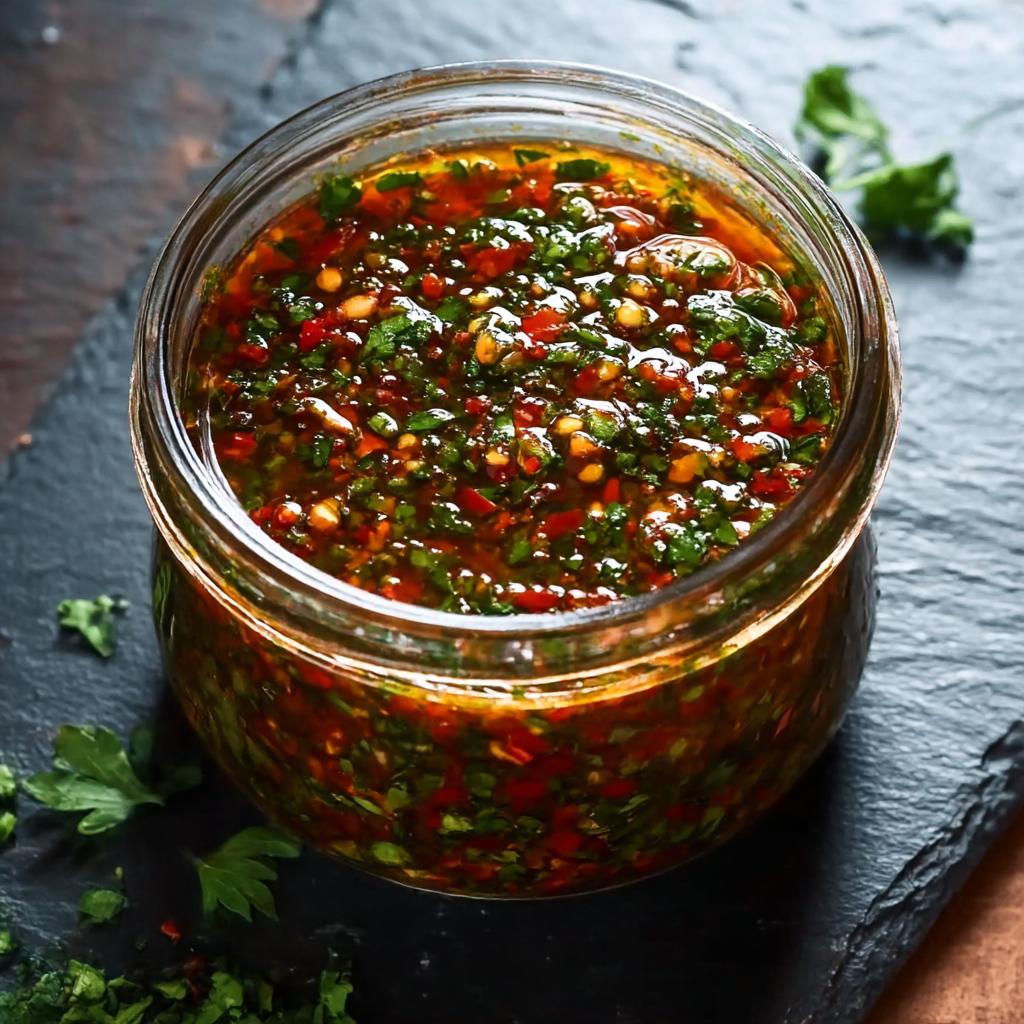 Smoky Red Chimichurri Sauce