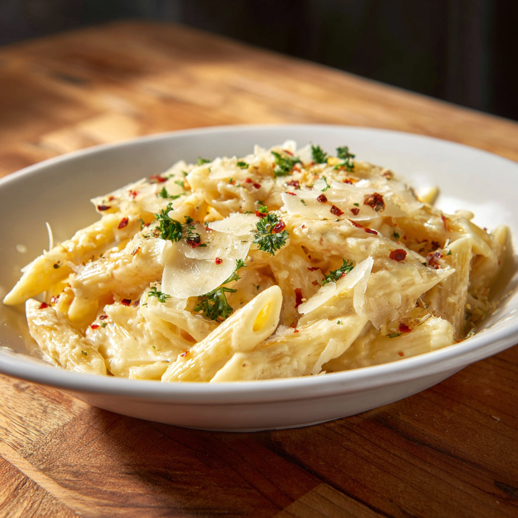 One Pot Creamy Garlic Pasta (Just 20 Minutes!)