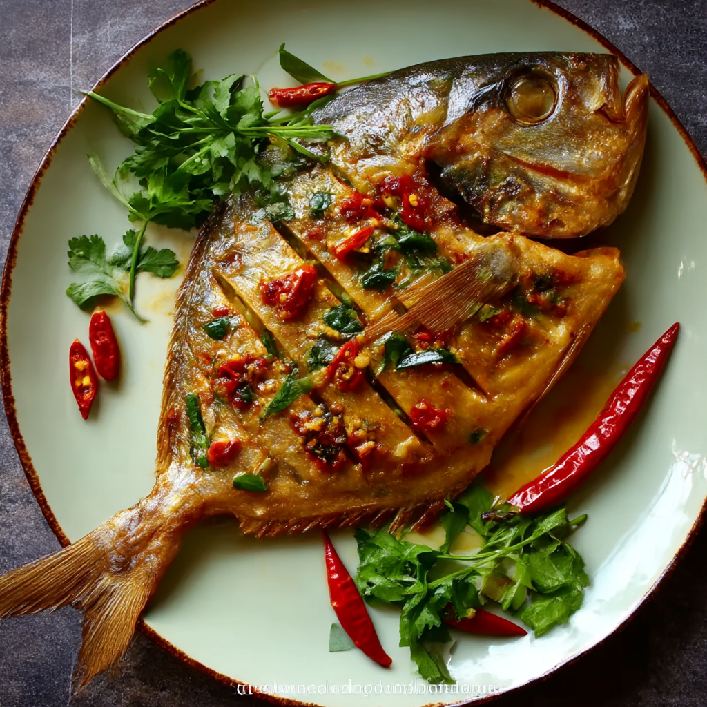 Vietnamese-Style Roasted Pompano
