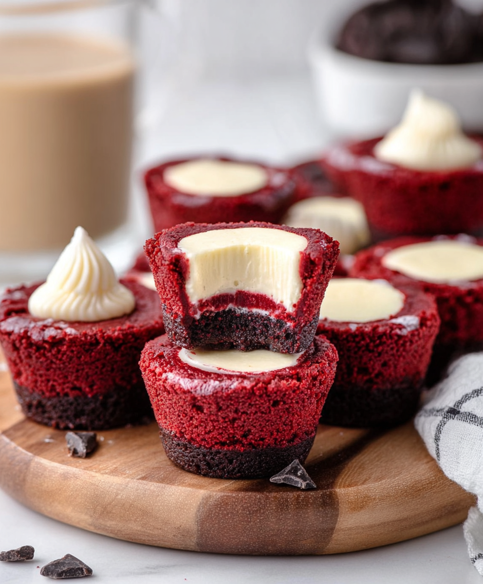 Mini Red Velvet Cheesecake Bites