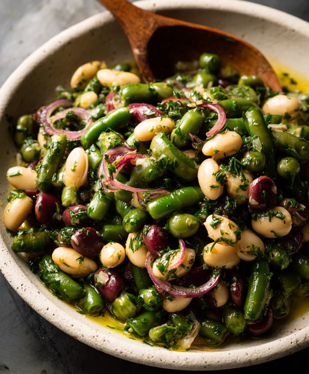 Green Olive Bean Salad