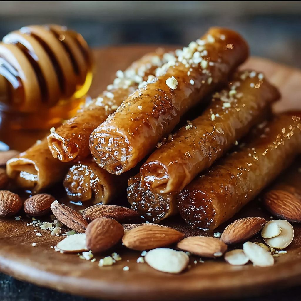 Moroccan Honey and Almond Cigars: The Ultimate Sweet Crunch