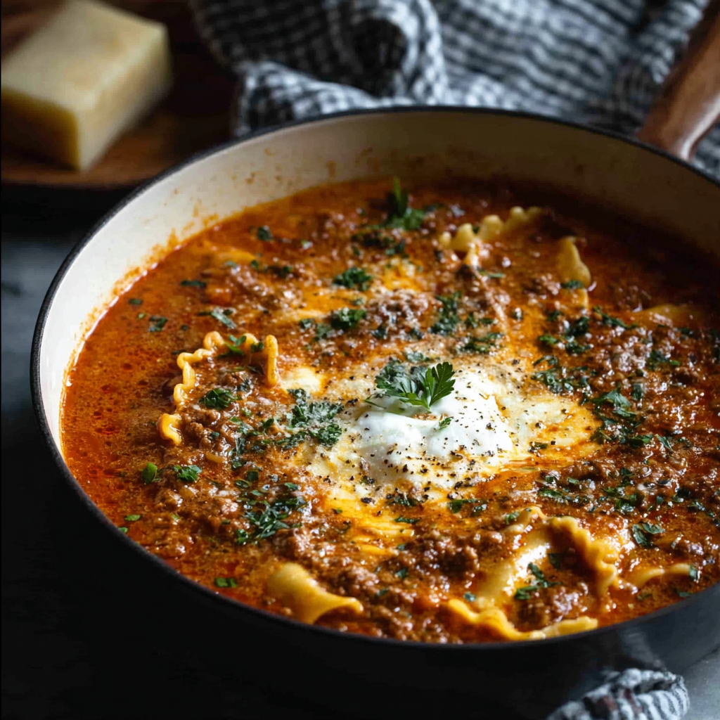 Cozy One Pot Lasagna Soup: The Ultimate Easy Weeknight Comfort Food