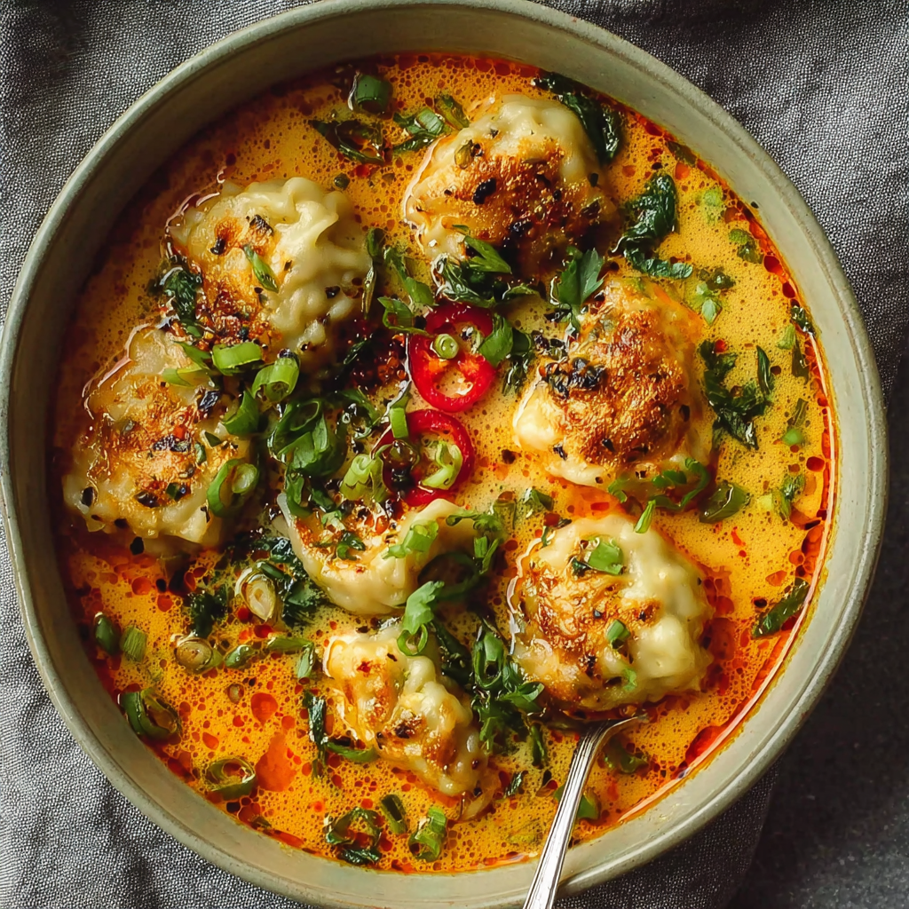 Coconut Curry Soup with Dumplings: A 20-Minute Weeknight Miracle