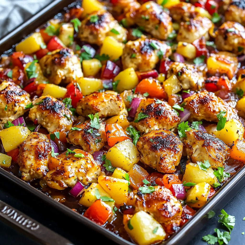 Sunny Supper in Under an Hour: The Hawaiian Chicken Sheet Pan