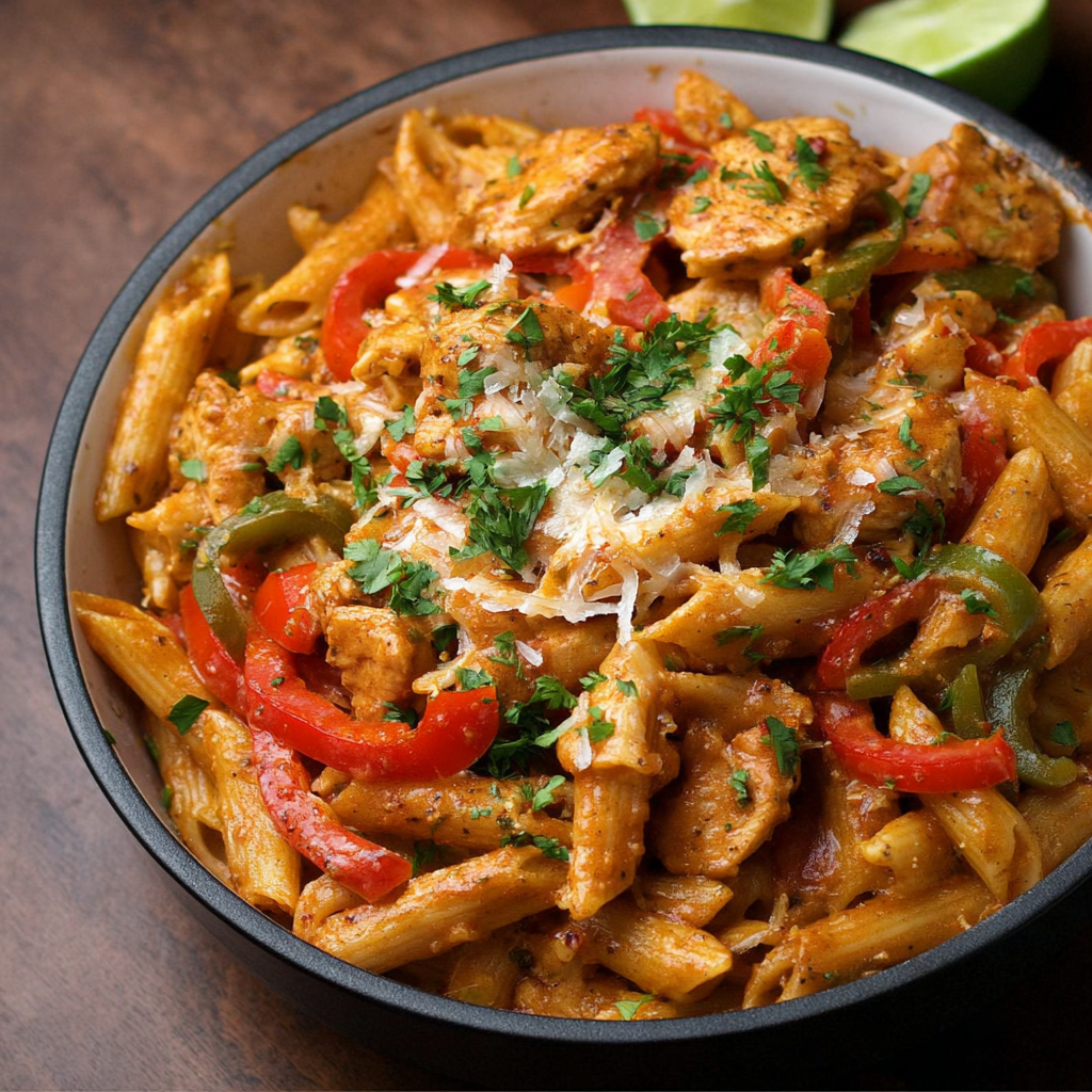 One-Pot Chicken Fajita Pasta: Speedy Southwest Comfort