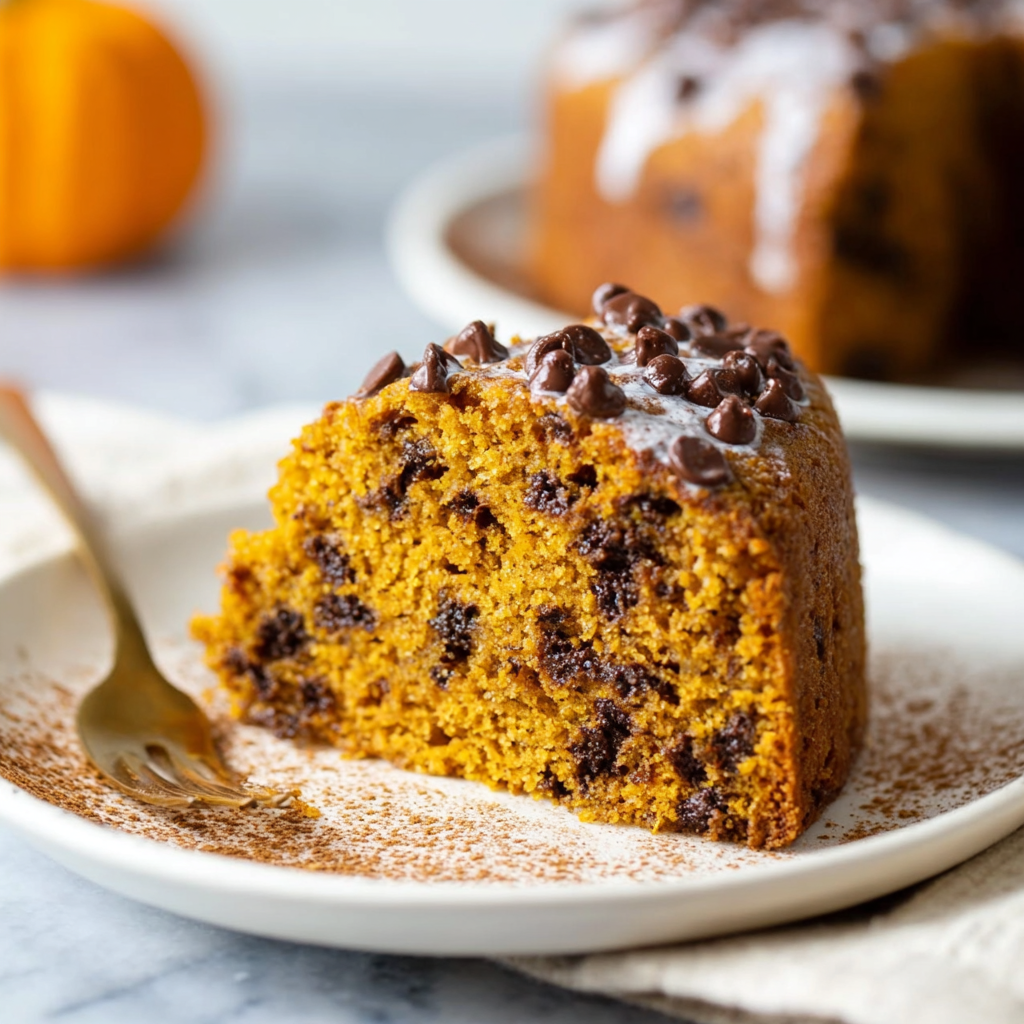 Pumpkin Chocolate Chip Cake: The Moist, Spiced Fall Favorite