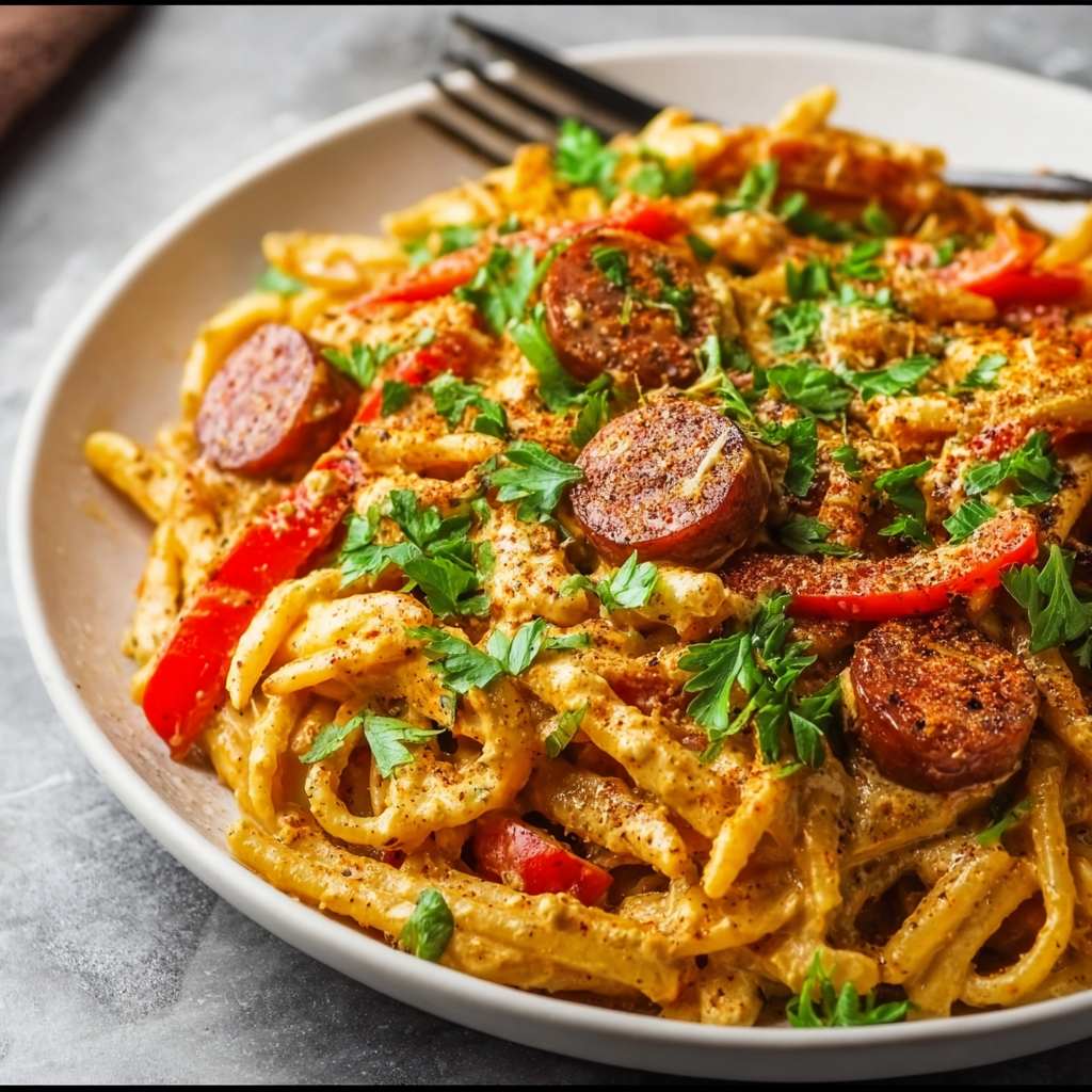 Creamy Cajun-Style Vegan Pasta: A Smoky, Plant-Based 20-Minute Dinner