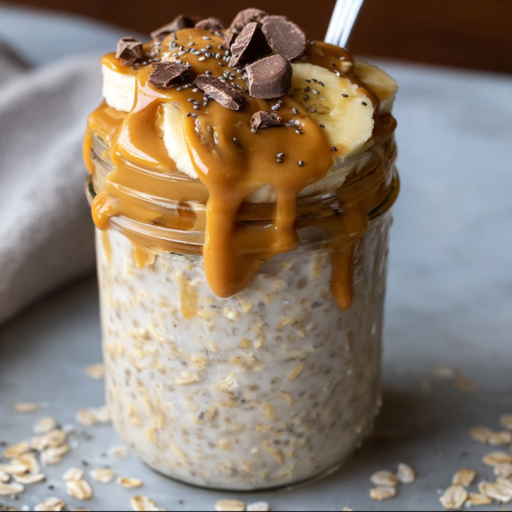 Peanut Butter Banana Overnight Oats: The Ultimate 5-Minute Breakfast