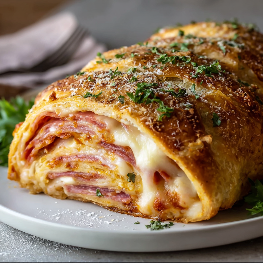 Italian Stromboli Stuffed Bread: The Ultimate Cheesy Family Dinner