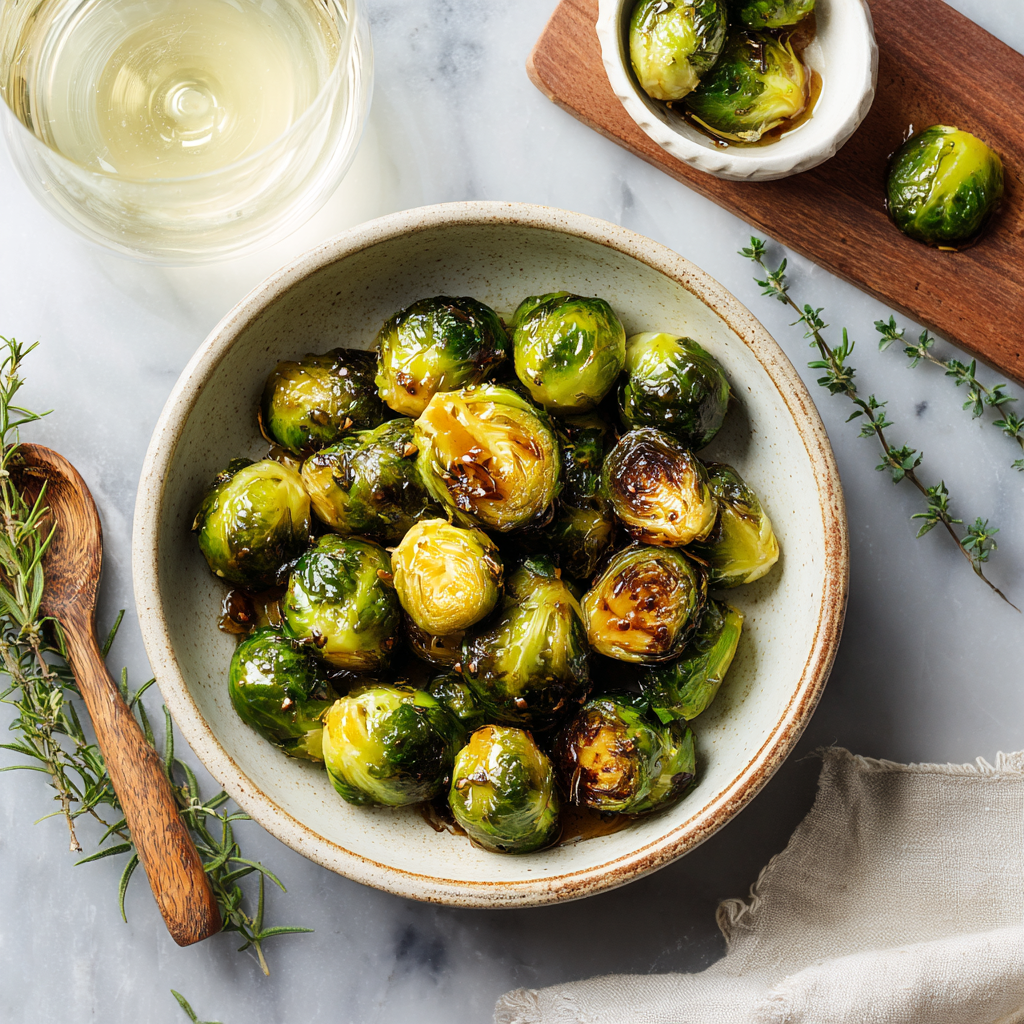 Honey Balsamic Brussels Sprouts: The Crispy, Sweet &#038; Savory Side Dish