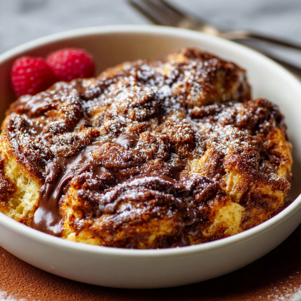 Chocolate Croissant Bake: The Ultimate 5-Ingredient French Breakfast Casserole