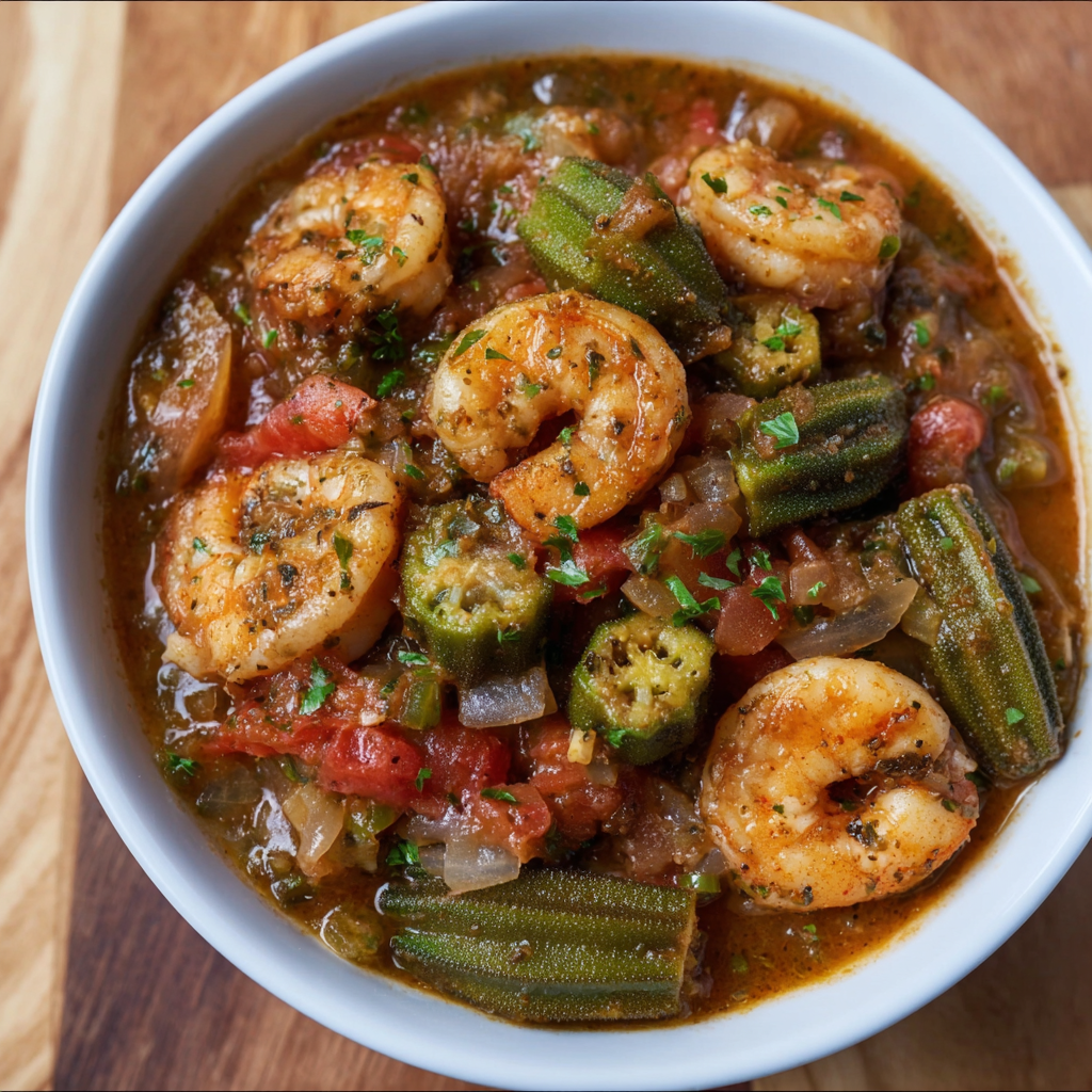 Smothered Okra with Shrimp: The Authentic Southern Comfort (No Slime Guaranteed!)