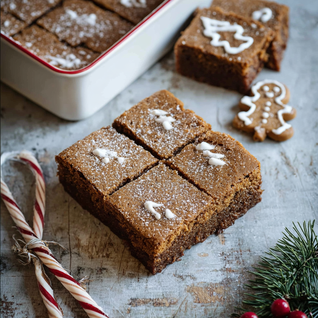 Gingerbread Brownies: The Ultimate Fudgy, Spiced Holiday Treat