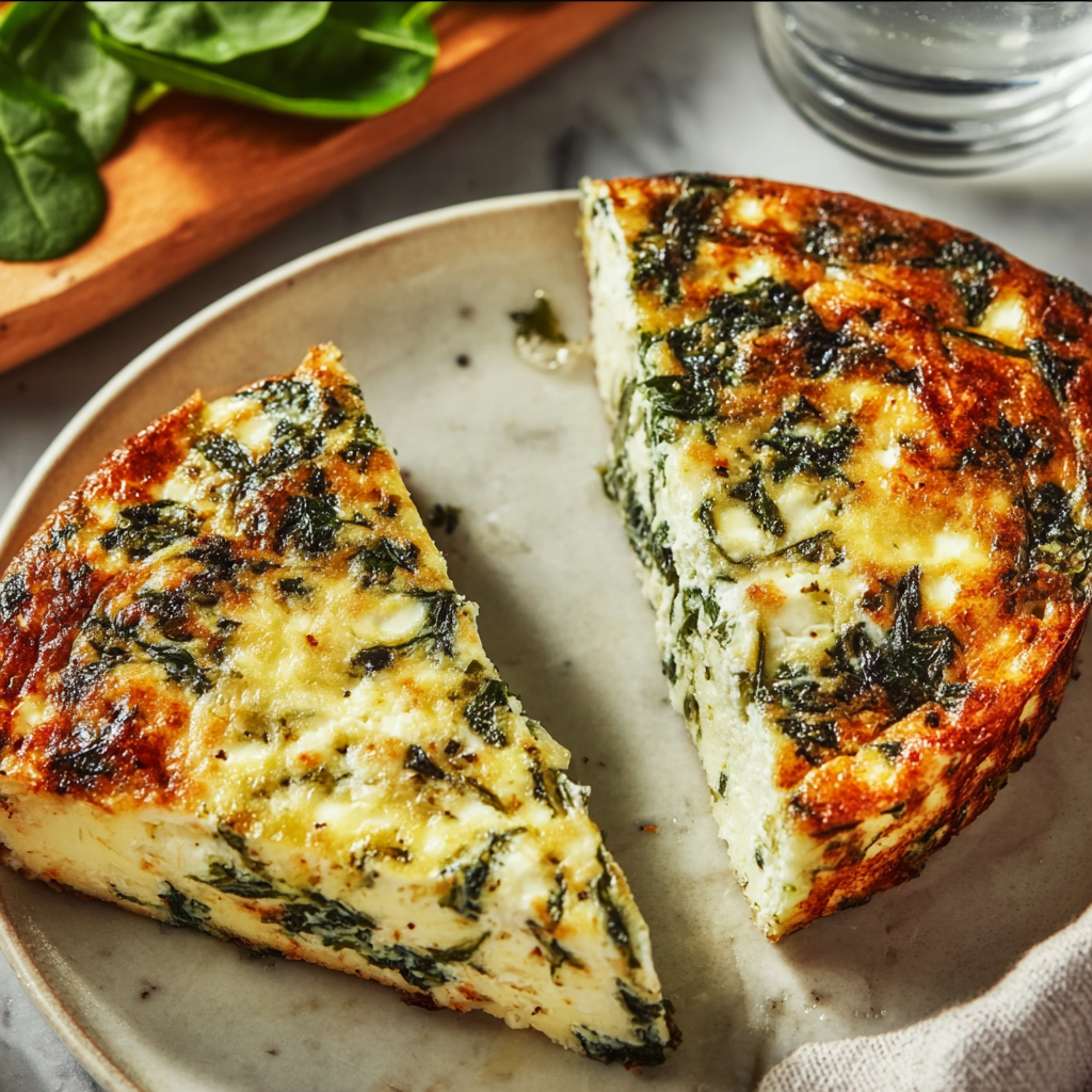 Irresistible Cottage Cheese and Spinach Crustless Quiche: The High-Protein Breakfast Hack