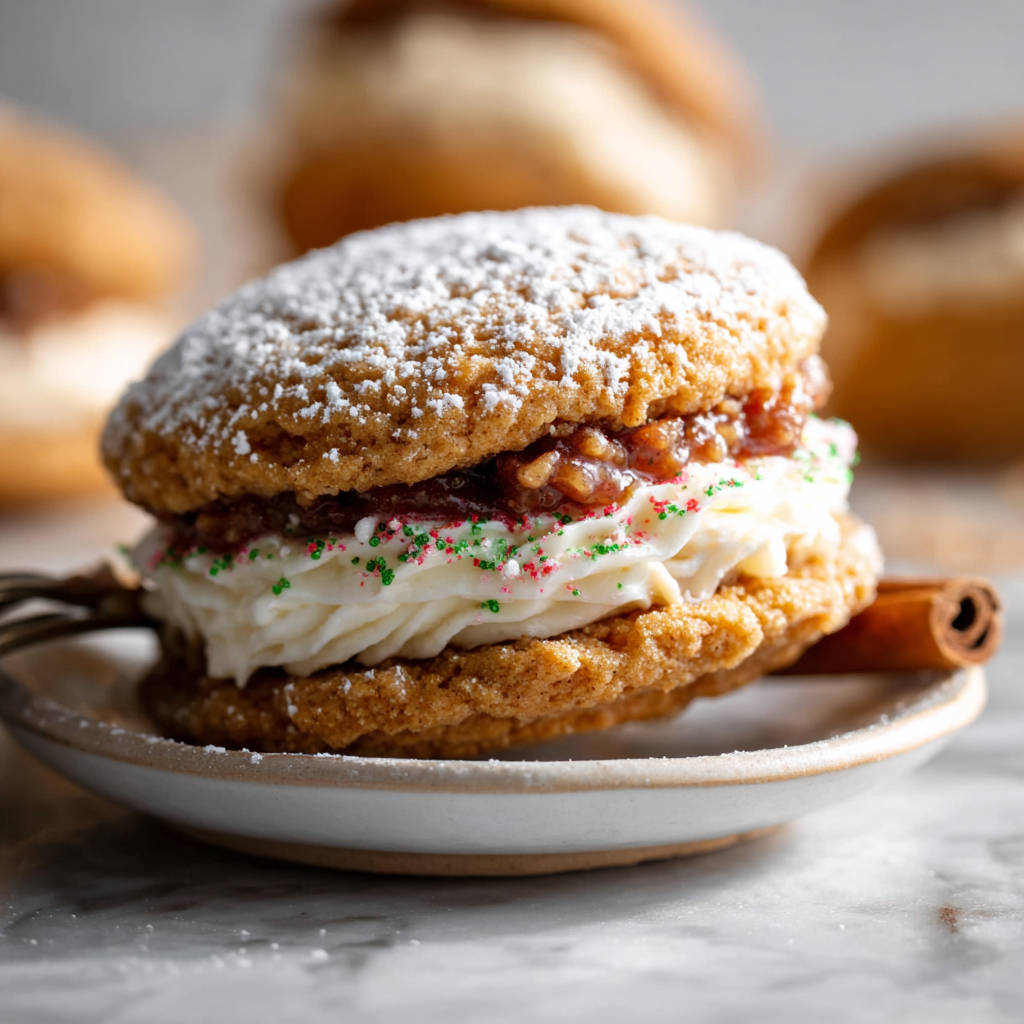 Christmas Apple Cider Spice Whoopie Pies: The Ultimate Holiday Sandwich Cookie
