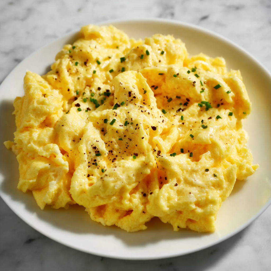 The Absolute Best Scrambled Eggs: Fluffy, Creamy &#038; Life-Changing