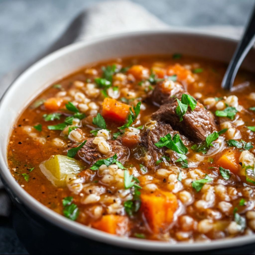 Slow Cooker Beef and Barley Soup: The Ultimate Set-It-and-Forget-It Winter Meal