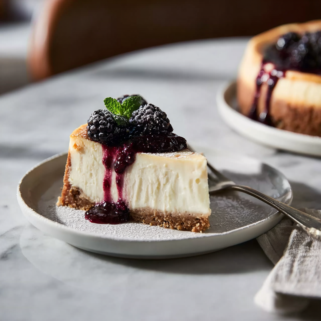 Mulberry &#038; Earl Grey Cheesecake: A Sophisticated Berry Infusion