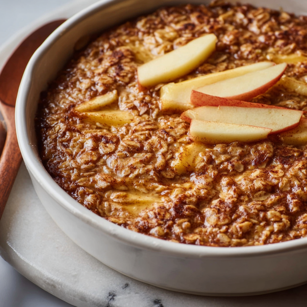 Amish-Style Apple &#038; Cinnamon Baked Oatmeal: The Breakfast That Tastes Like Cake