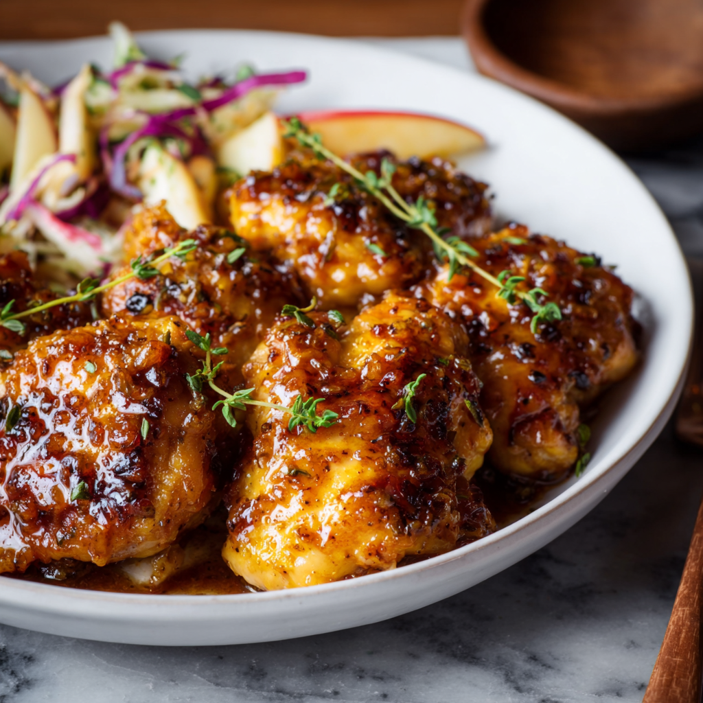 Sticky Apple Cider Chicken: The One-Pan Autumn Dinner