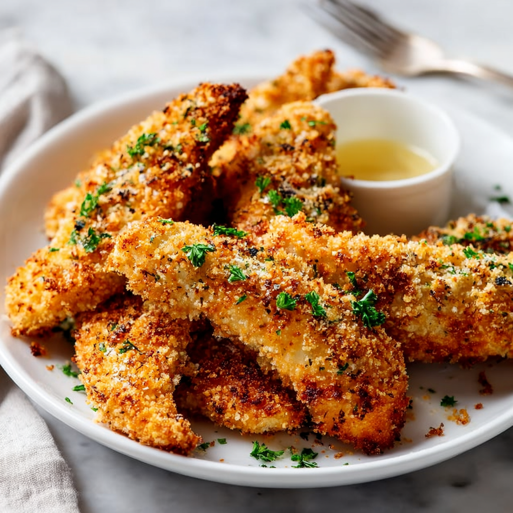 The Ultimate Crispy Baked Chicken Tenders (No Frying Required!)