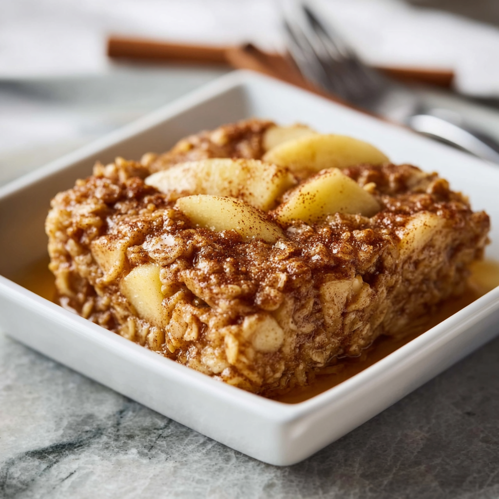Amish-Style Apple &#038; Cinnamon Baked Oatmeal: The Breakfast That Tastes Like Cake