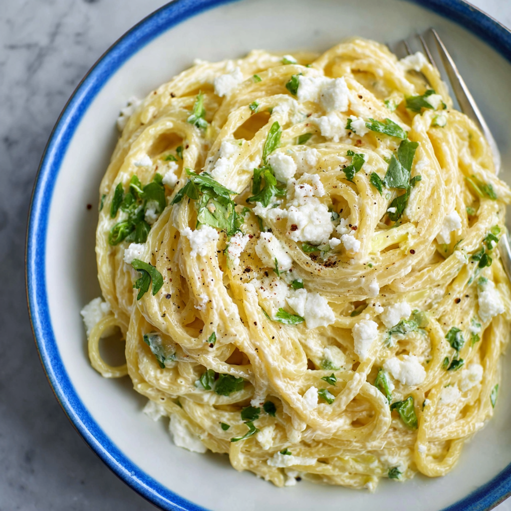 Creamy Lemon Feta Pasta: The 15-Minute Mediterranean Miracle
