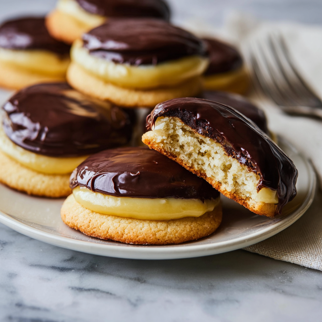 Boston Cream Pie Cookies: The Mini Dessert That Mimics the Classic