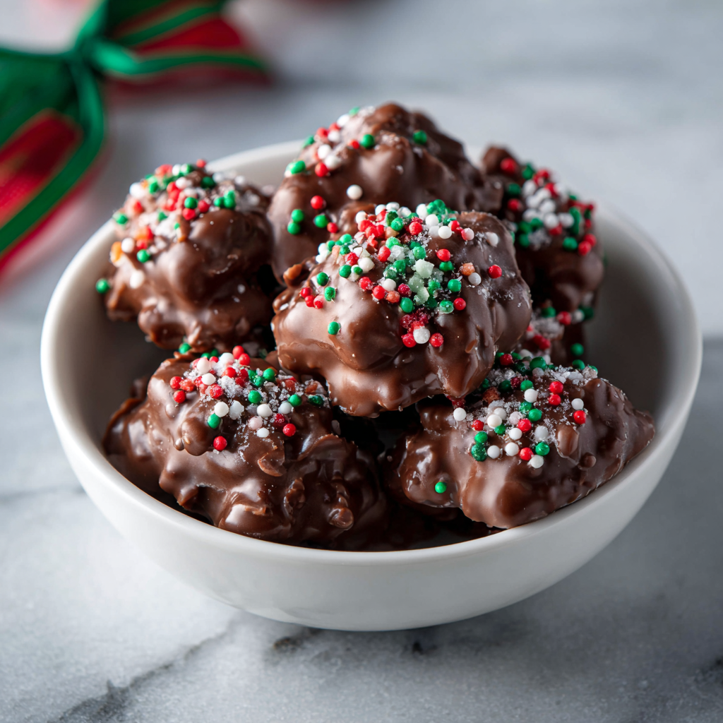 Slow Cooker Christmas Candy Clusters: The &#8220;Crockpot Candy&#8221; Hack