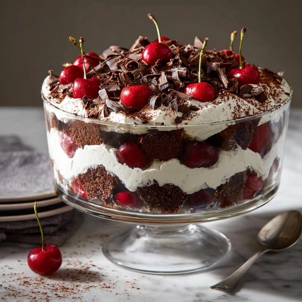Decadent Black Forest Trifle: The No-Bake Showstopper
