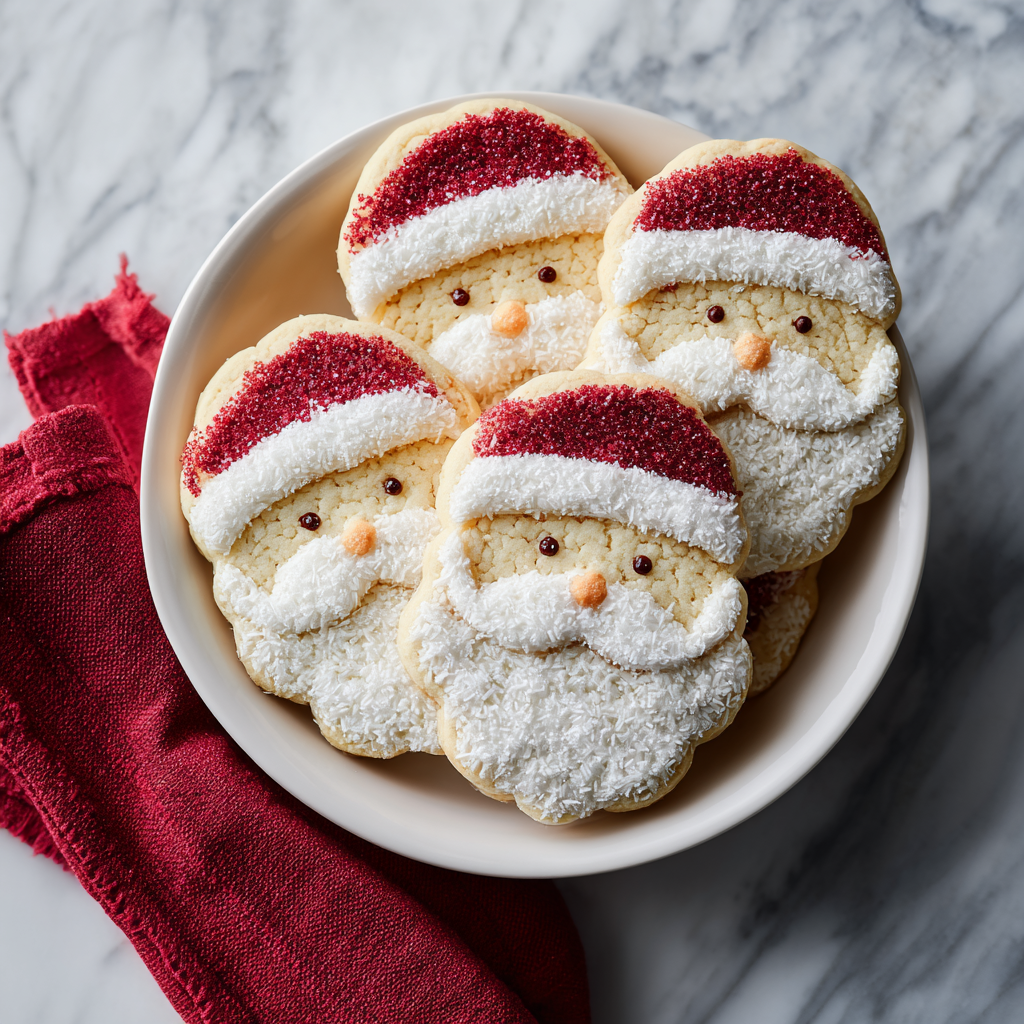 Festive Santa Sugar Cookies: The No-Spread Cut-Out Recipe