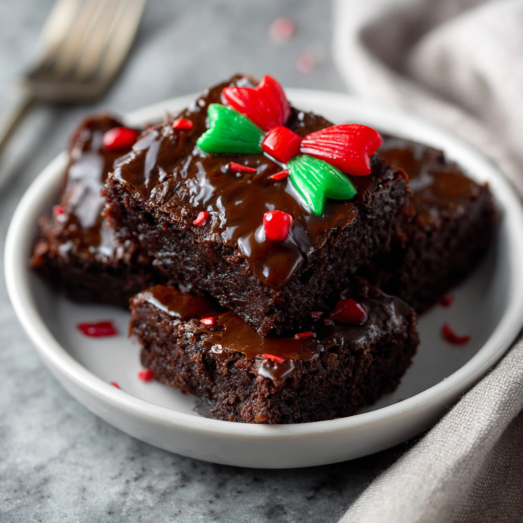 Festive Christmas Present Brownies: The Edible Gift