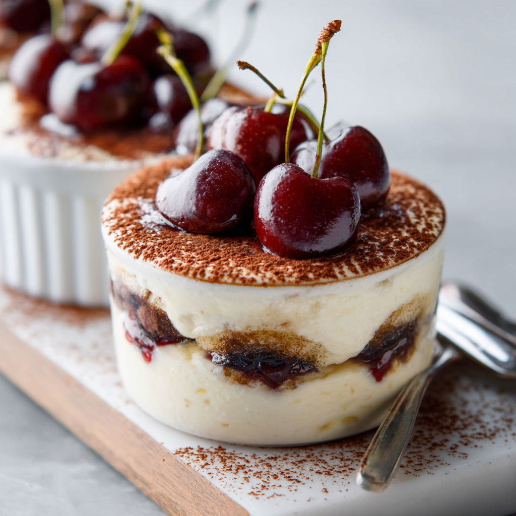 Cherry Amaretto Tiramisu: The Almond-Infused Twist
